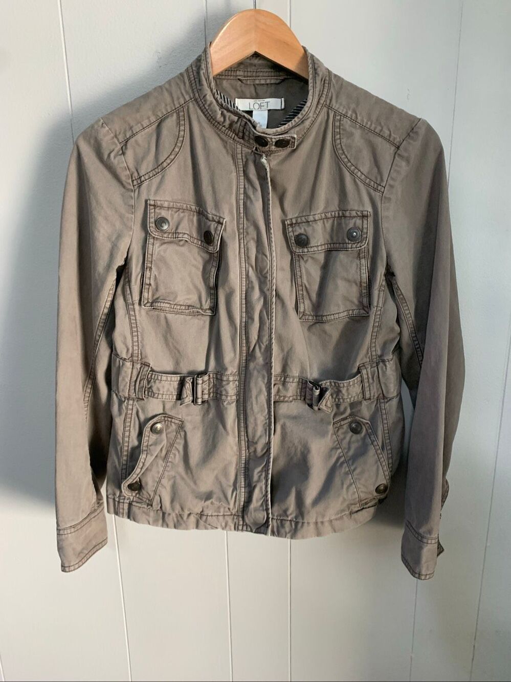 Ann Taylor LOFT Utility Jacket Size 6